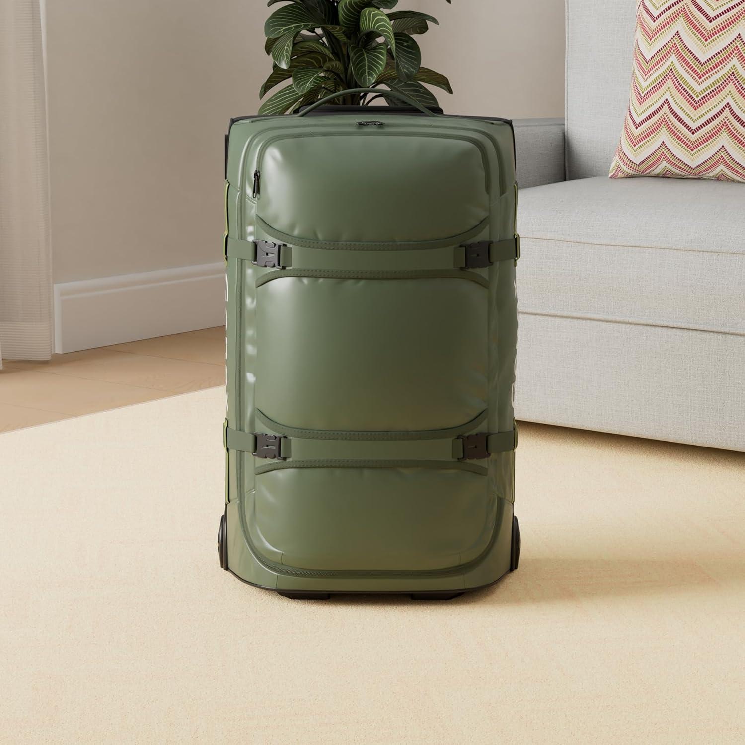 image:imageGonex Rolling Duffle Bag with Wheels 100L Water Repellent Large Wheeled Travel Duffel Luggage with Rollers 33 inch Olive GreenOlive Green 25 inch