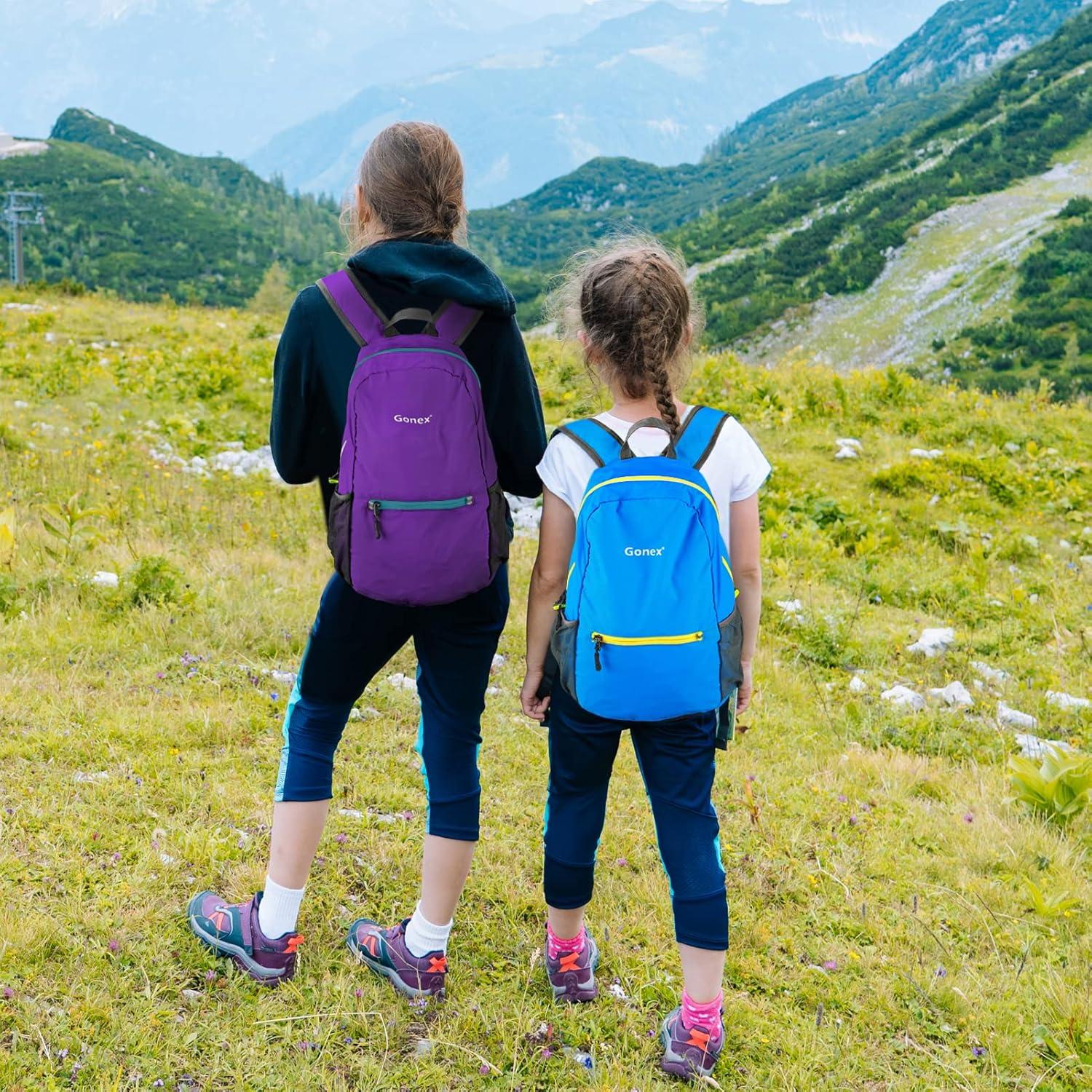 image:imageGonex Ultra Lightweight Packable Backpack 20L Daypack Handy Foldable Camping Outdoor Travel Cycling BackpackingBlue