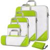 image:imageCompression Packing Cubes Gonex Extensible Storage Mesh Bags OrganizersB 6 PCS Green