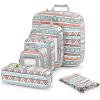 C: 6 PCs Bohemian - White