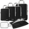 6PCS Black