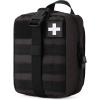 image:imageGonex MOLLE Medical Pouch EMT First Aid Pouch RipAway IFAK Tactical Utility Pouch for Outdoor Activities Medical Supplies Bag OnlyBlack