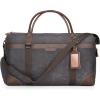 image:imageGonex Waxed Canvas Duffle Bag for Travel Waterresistant Vintage 55L Duffel Weekender with Shoes Compartment amp Luggage Tag Heavyduty Overnight Bag with Suitcase Handle Sleeve for Men Dark GreyDark Grey