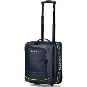 Gonex Rolling Duffle Bag with Wheels, 100L Water Repellent Large Wheeled Travel Duffel Luggage with Rollers 33 inch, Olive Green(Navy Blue(16 inch))