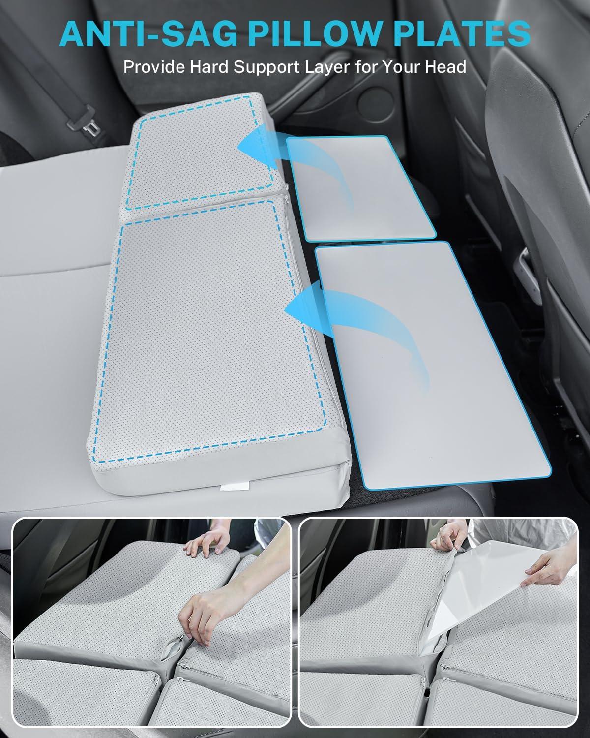 image:imageGonex Memory Foam Mattress for Tesla Model Y 3 26 High Density Soft Car Camping Mattress Foldable with Soft Washable Cover amp Storage Bag Fits Frunk Trunk Portable for Road Trips 75 x 445