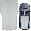 image:imageGonex Foam Mattress for Tesla Model Y 3 2 Foam Car Camping Mattress with Washable Mesh Cover for Superior Support Foldable with Storage Bag Fits Frunk Trunk Portable for Road Trips 75 x 445