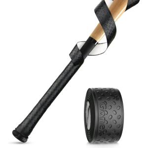 Gonex Bat Grip Tape for Baseball Softball, 1.1mm 40.16” Pro Feel Full Adhesive Back Baseball Bat Grip (1 Pack/2 Packs)(Black)
