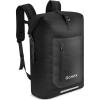 image:imageGonex Ultralight Waterproof TPU Backpack 55L Roll Top Dry Bag with Comfortable Padded Back Panel for Kayaking Boating Camping Fishing TravelGreyBlack