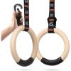 32mm Birch Wooden Ring & Carabiner Numbered Straps